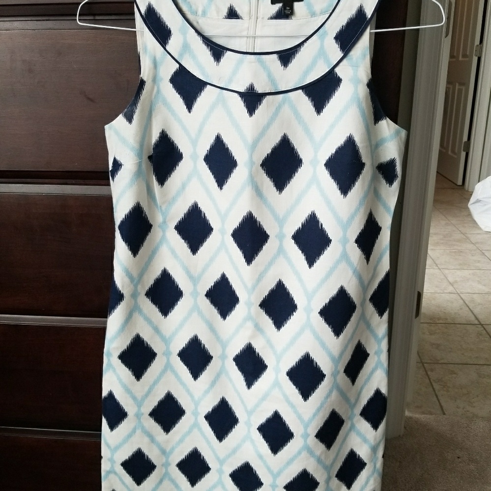 Talbots Geometric Sheath Dress